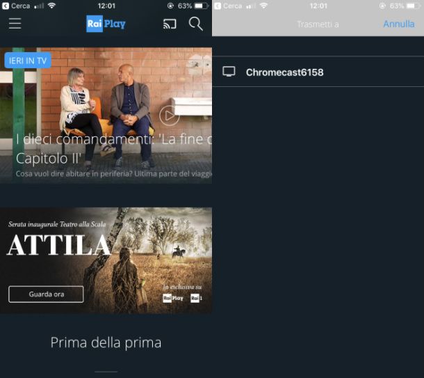 Come associare RaiPlay alla TV