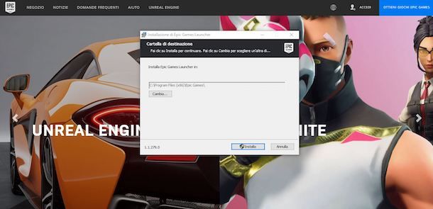 Come scaricare Epic Games su PC