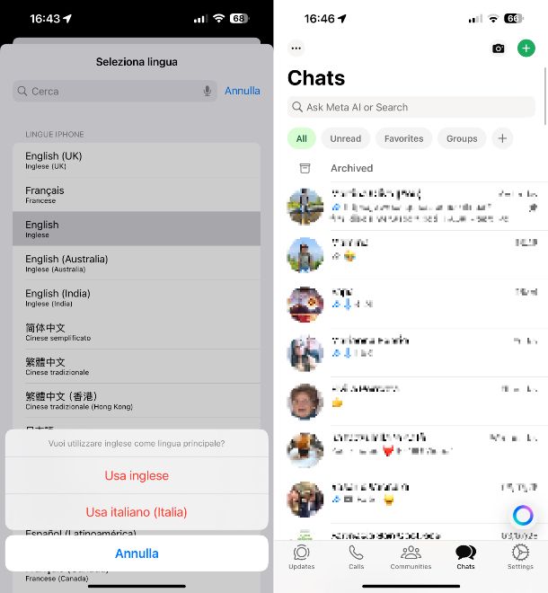 WhatsApp iPhone