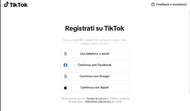 Come creare nome utente su TikTok