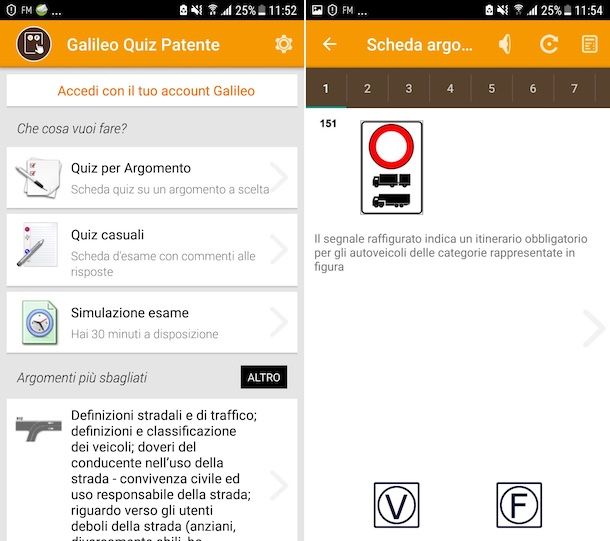 Galileo Quiz Patente