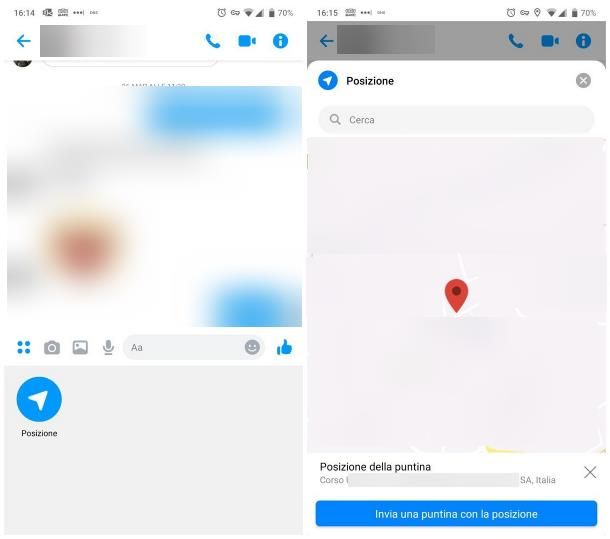 Come sapere dove si trova una persona gratis tramite Messenger