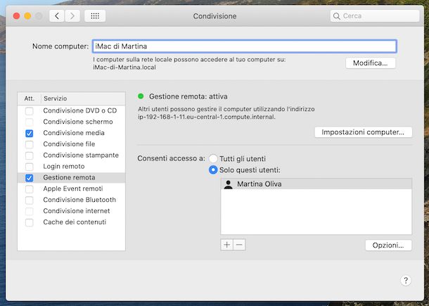 macOS Preferenze di Sistema 