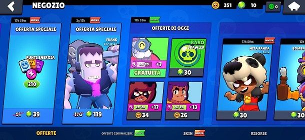 Offerte di oggi Brawl Stars