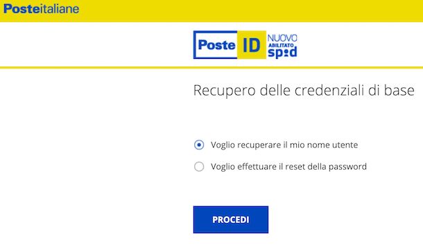 SPID Poste Italiane