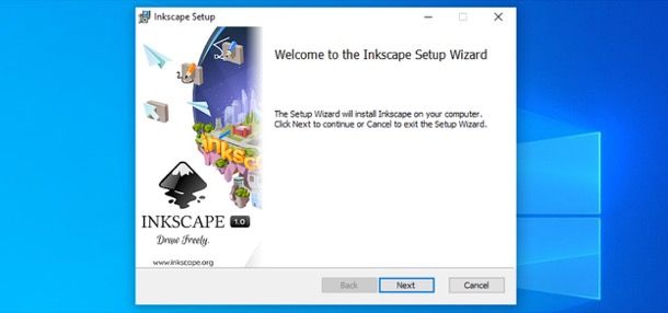 Installazione di Inkscape su Windows