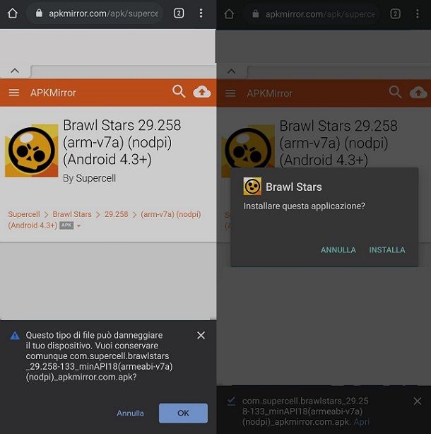 Come aggiornare Brawl Stars senza Play Store