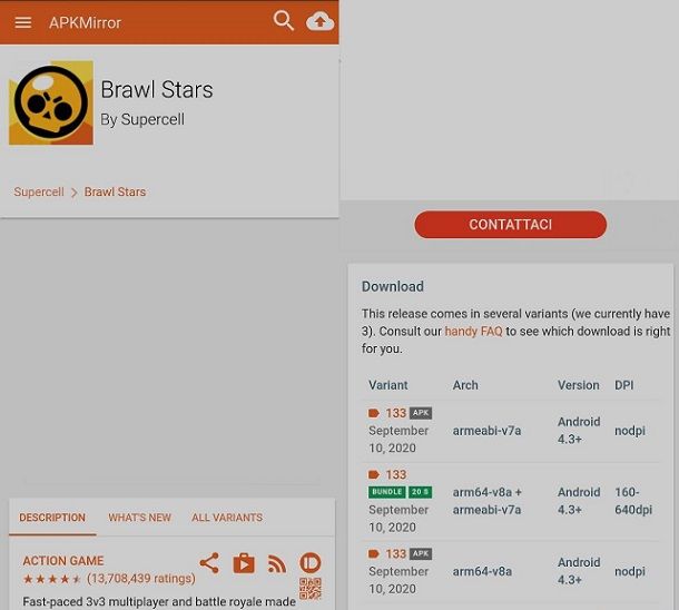 Versioni APK Brawl Stars