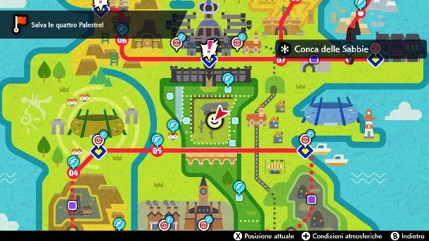 La posizione della Conca delle Sabbie in Pokemon Spada e Scudo