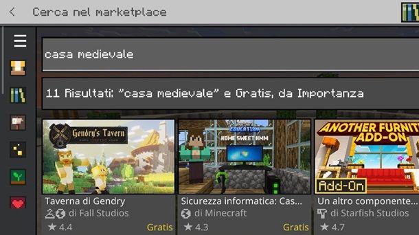 Come costruire una casa medievale su Minecraft Bedrock con mod