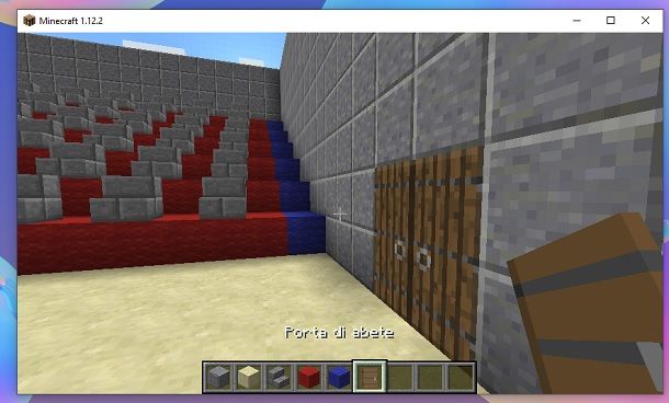 Porte uscita cinema Minecraft