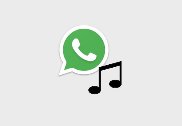 Icona WhatsApp e nota musicale