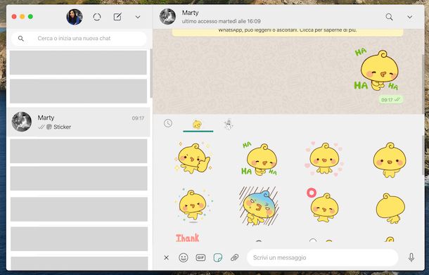 Sticker WhatsApp computer