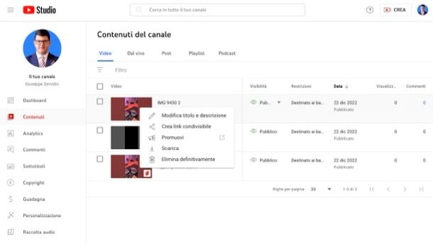 Promuovere un video su YouTube