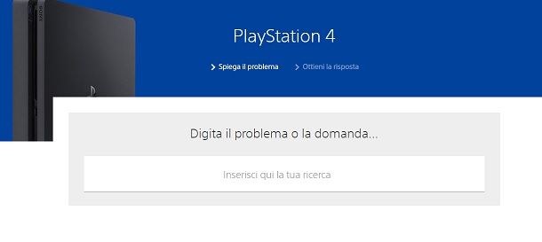 Contattare Sony