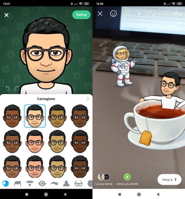 Mettere adesivi su Instagram da Android