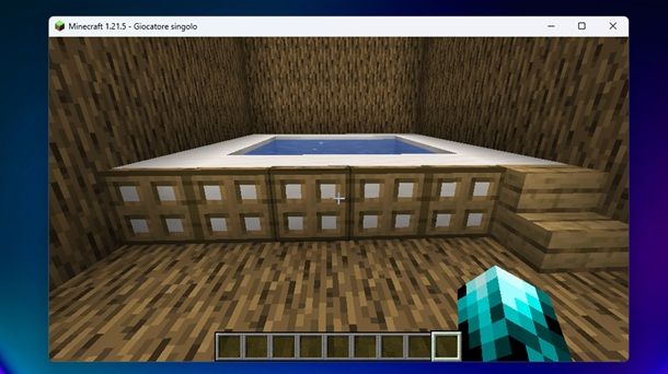 Vasca idromassaggio finita Minecraft Java