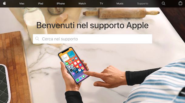 Supporto Apple