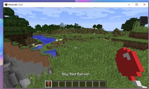 Palloncino rosso Minecraft Mod