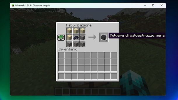 Polvere di calcestruzzo Minecraft
