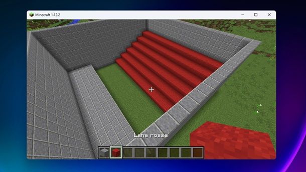 Lana rossa Minecraft