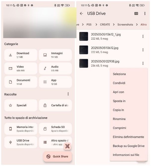 Come collegare una chiavetta USB al telefono