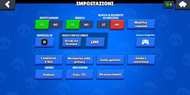 Recuperare account Brawl Stars su Android