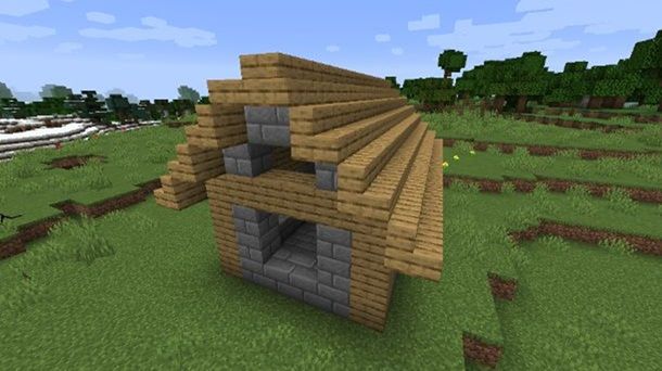 Tetto casa medievale Minecraft