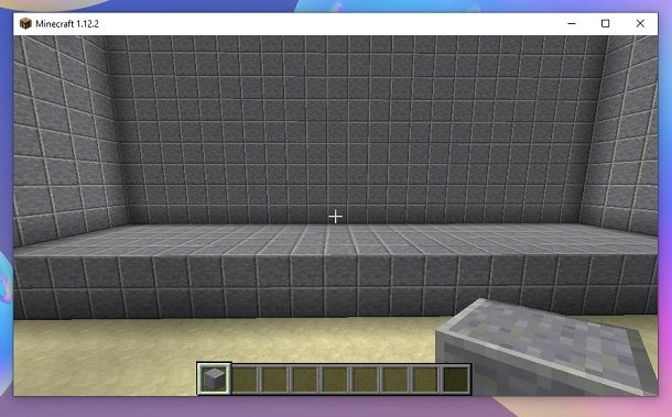 Scalino interno Cinema Minecraft