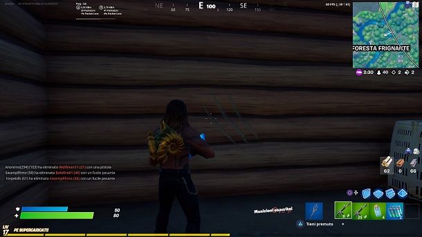 Primo artiglio Wolverine Fortnite