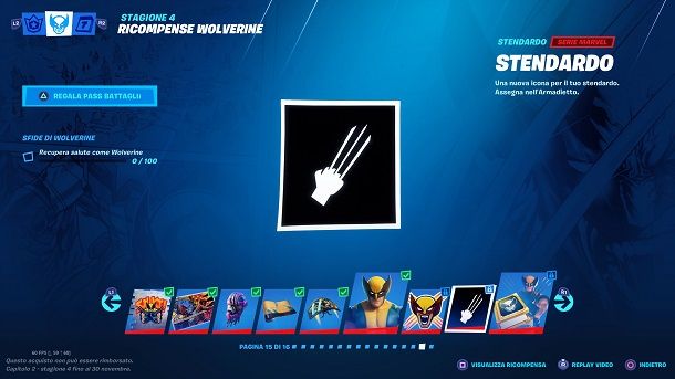 Sfida extra Wolverine Fortnite