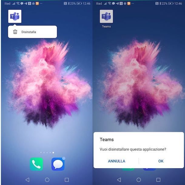Come disinstallare Microsoft Teams Android
