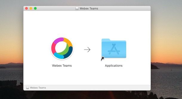 Installare Cisco Webex Teams su Mac