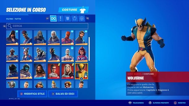 Come impostare la skin di Wolverine su Fortnite