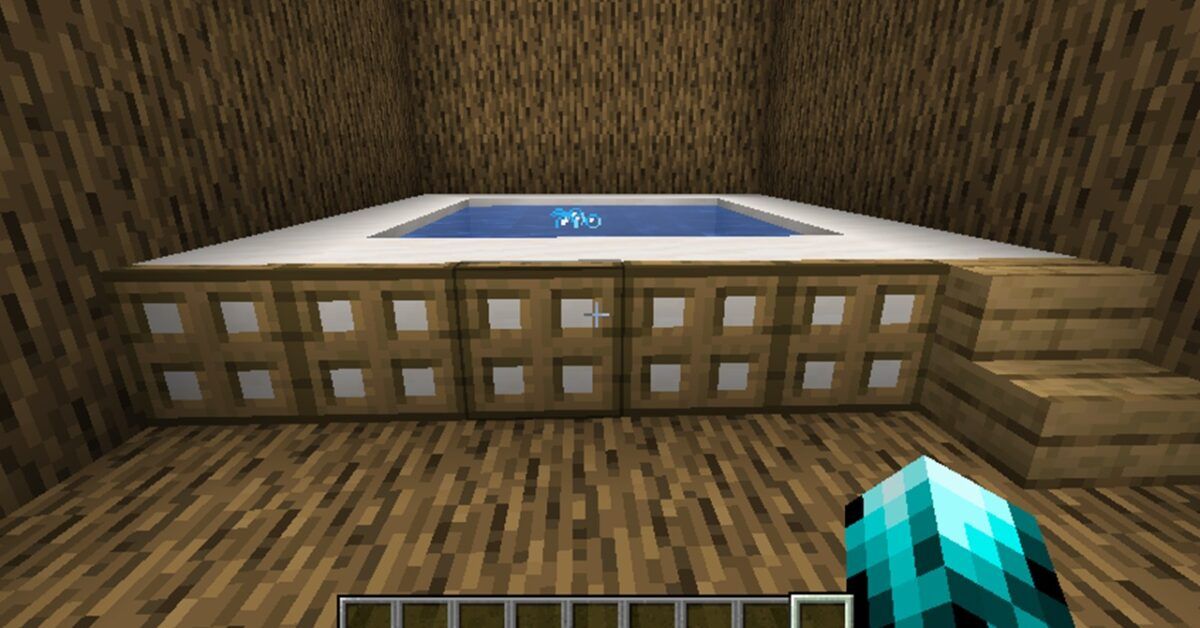 Come fare una vasca idromassaggio su Minecraft