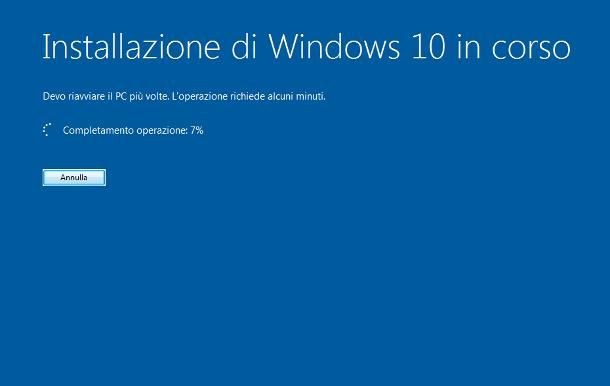 Come aggiornare a Windows 10 senza perdere dati