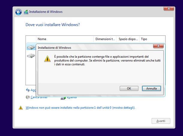 Come aggiornare a Windows 10 con installazione pulita