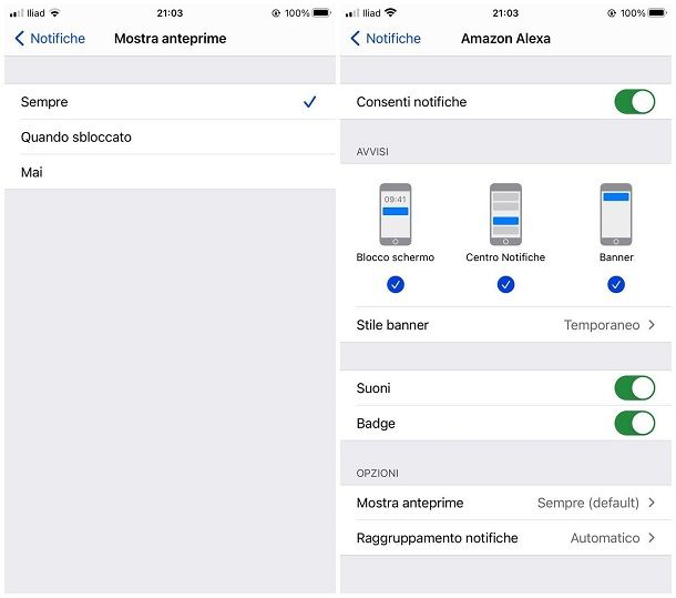 Come non far vedere i messaggi sul blocco schermo iPhone