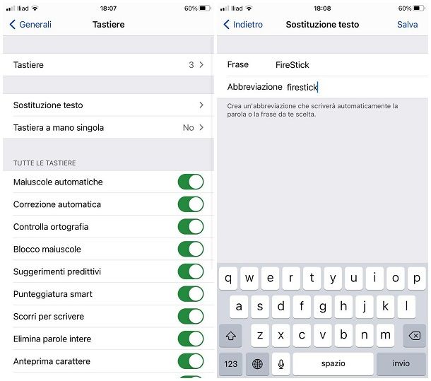 Come togliere la maiuscola automatica iPhone