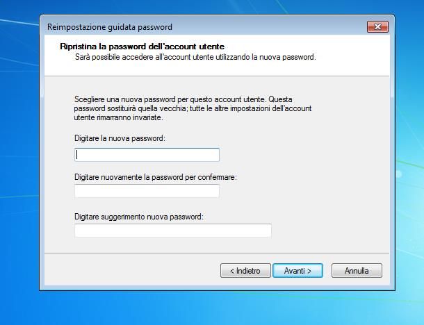 Come creare un disco di reimpostazione password