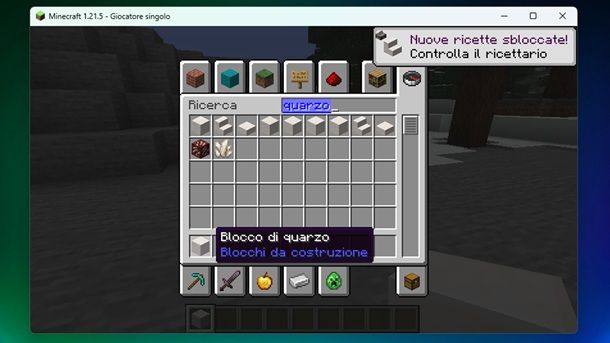 Quarzo Minecraft