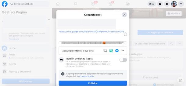 Come caricare un PDF su una pagina Facebook