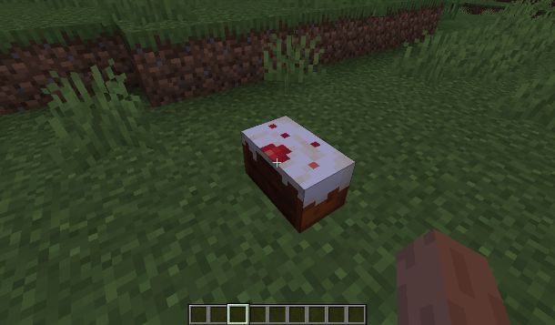 Come mangiare una torta su Minecraft