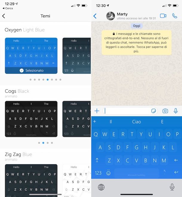 Tastiera SwiftKey iOS