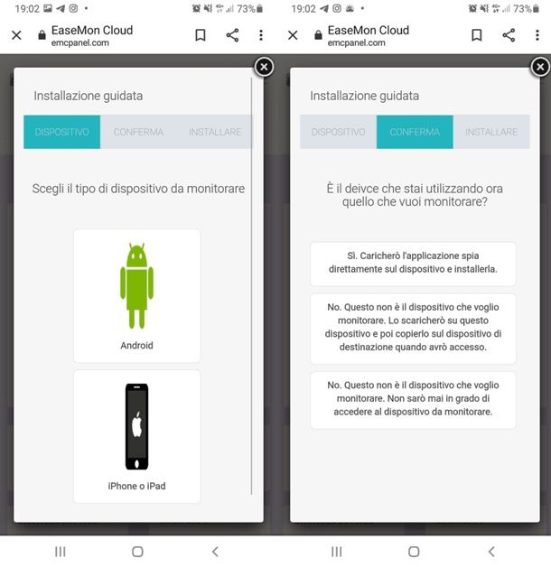 ikeymonitor su Android