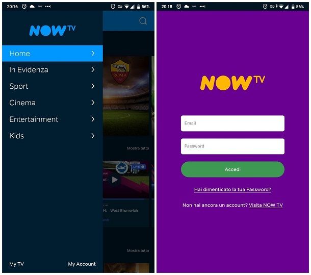 Come installare NOW su Android