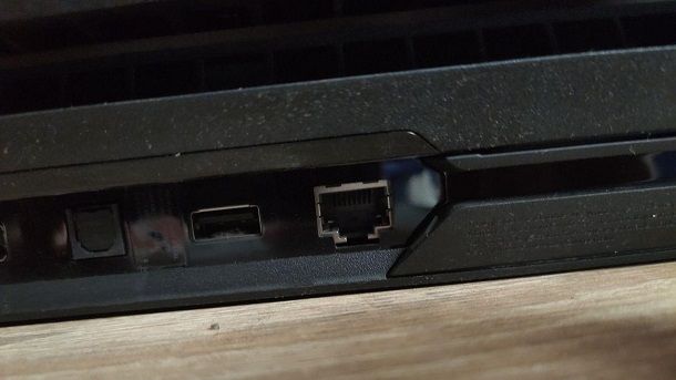 PS4 Pro Ethernet LAN port