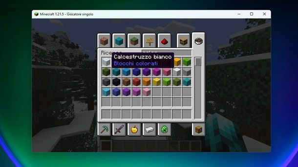 Calcestruzzo Minecraft