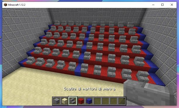 Posti a sedere cinema Minecraft