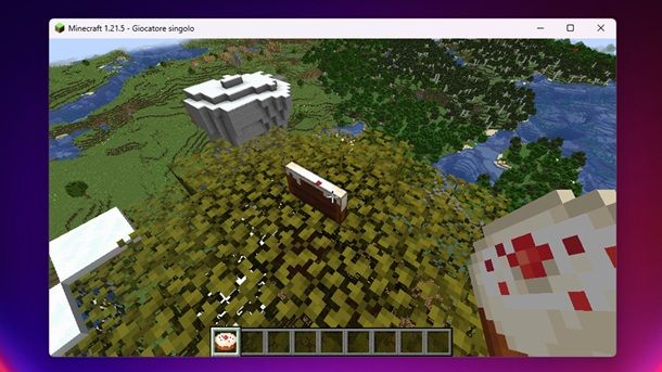 Come mangiare una torta su Minecraft